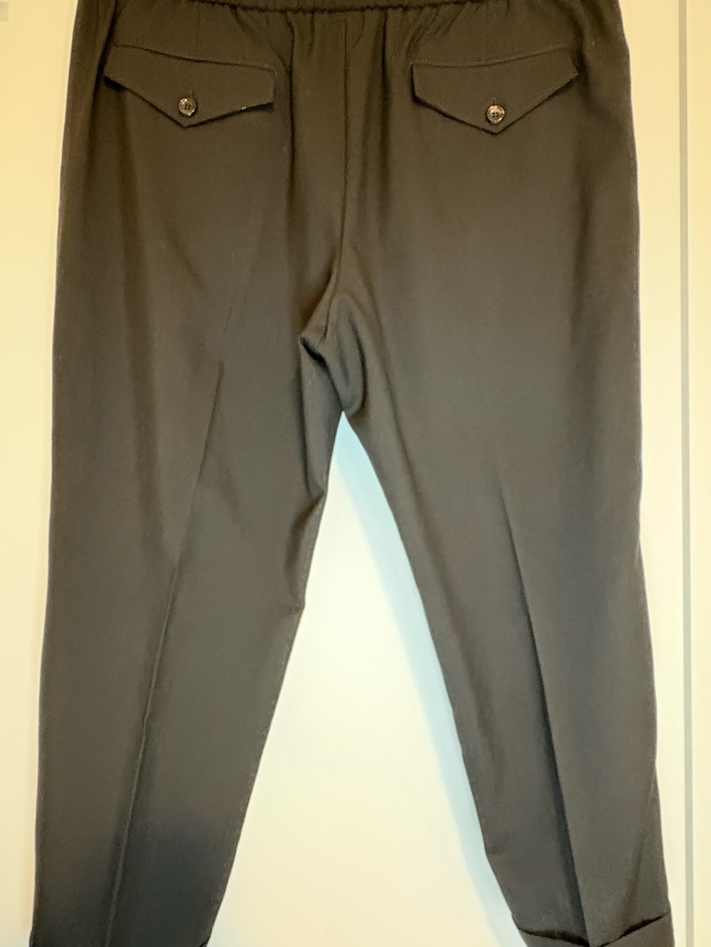 Gucci Men's Black Drawstring Tapered Jogger Pants - Picture 5 of 5